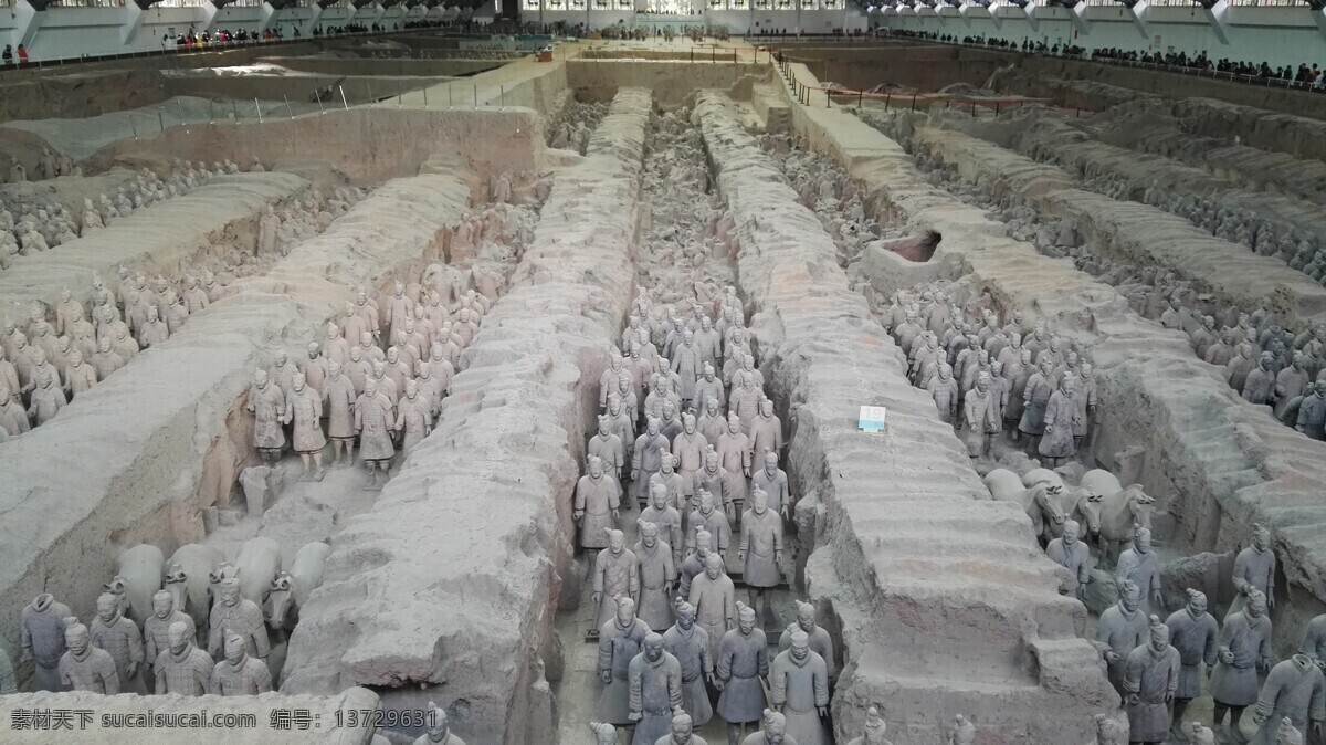 陕西 西安 秦始皇 兵马俑 秦陵 历史 古迹 世界 名胜 文物 旅游摄影 人文景观