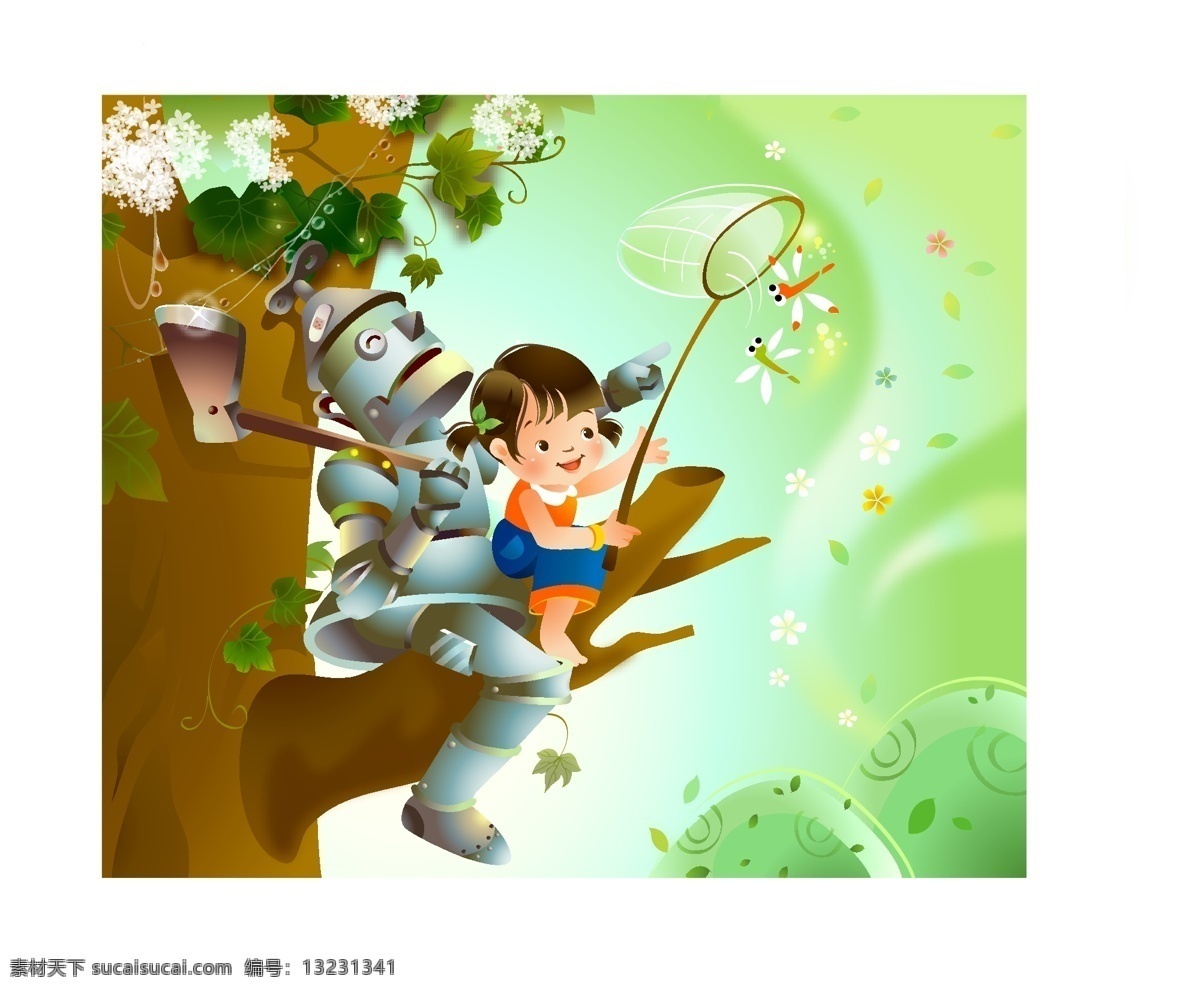 梦幻 卡通 hanmaker 韩国 设计素材 库 梦幻儿童 梦幻卡通 矢量 魔法儿童