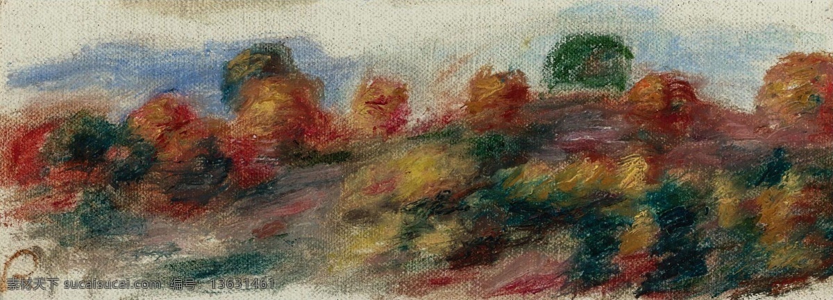 1910 大师 画家 风景画 静物 油画 建筑 装饰画 landscape renoir auguste pierre 人物 高清 西方 国外 现代 家居装饰素材