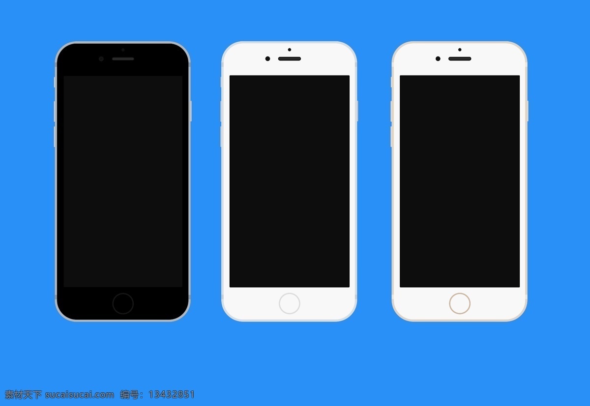 iphone6 模板 苹果手机 矢量 ip6 电脑电子 移动界面设计 手机界面