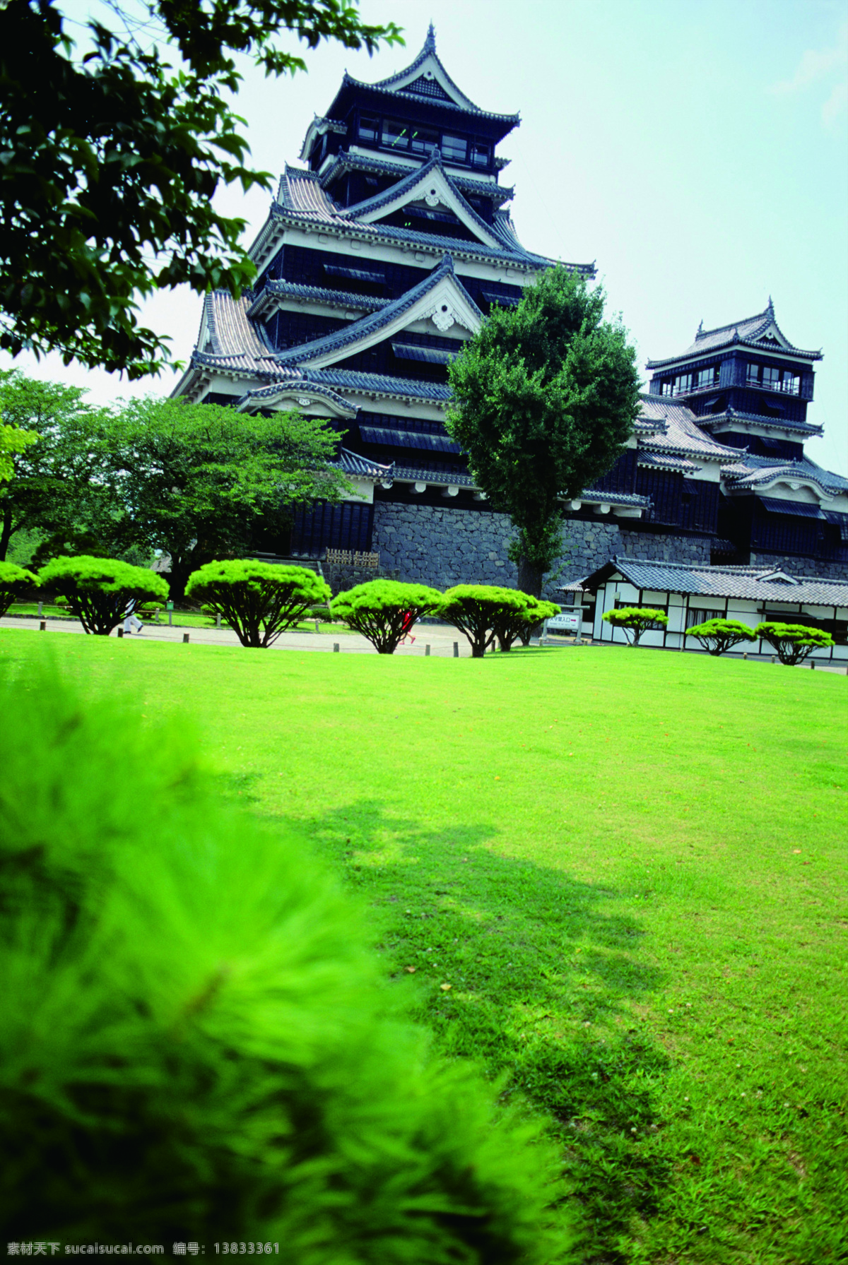 九州 日本 草地 建筑 风景 国外旅游 旅游摄影