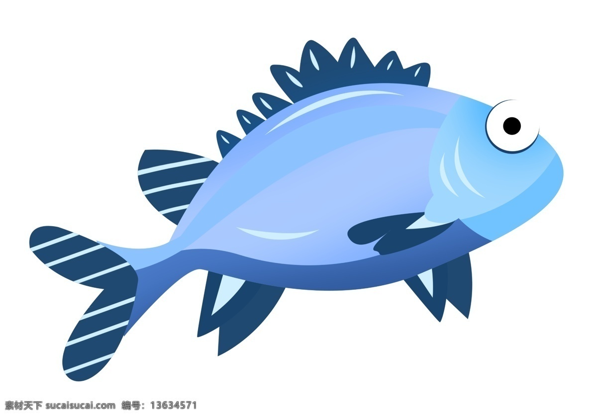 蓝色海洋小鱼 小鱼 大海 动物
