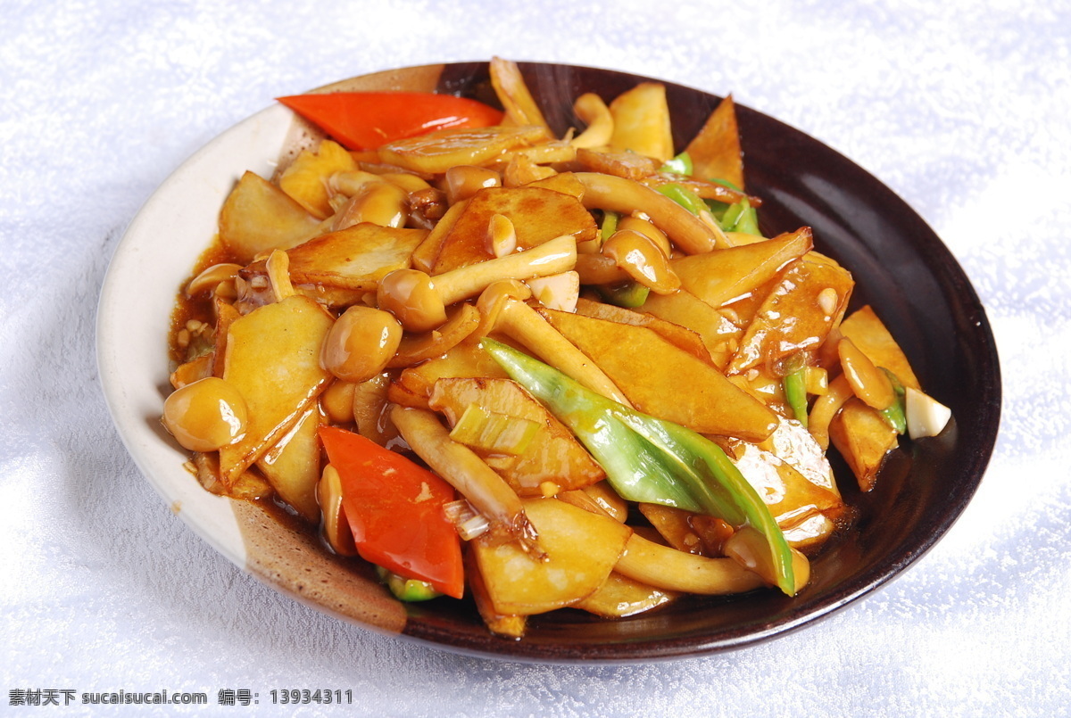 黄蘑土豆片 黄蘑 土豆片 美食 美味 营养 餐饮 传统美食 餐饮美食