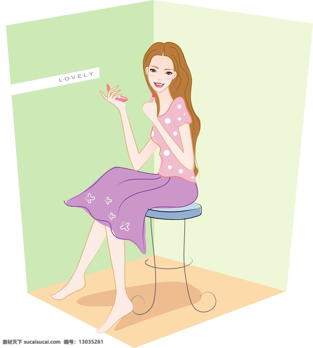 韩国 矢量 人物 插画 女 噶 宋 锊 寤 克 夭 插画集