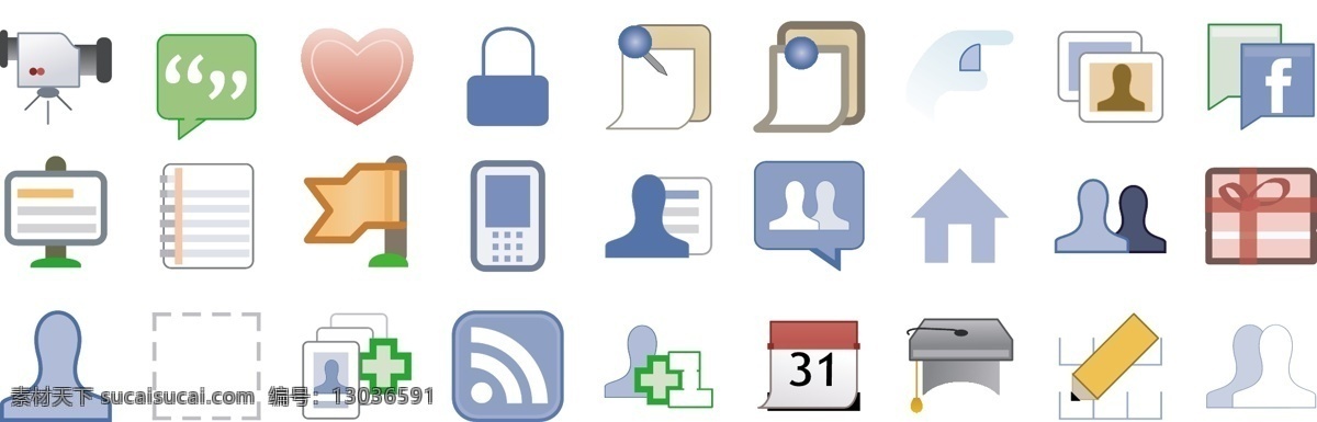 facebook 风格 图标 商业矢量 矢量图标 矢量下载 网页矢量 其他矢量图