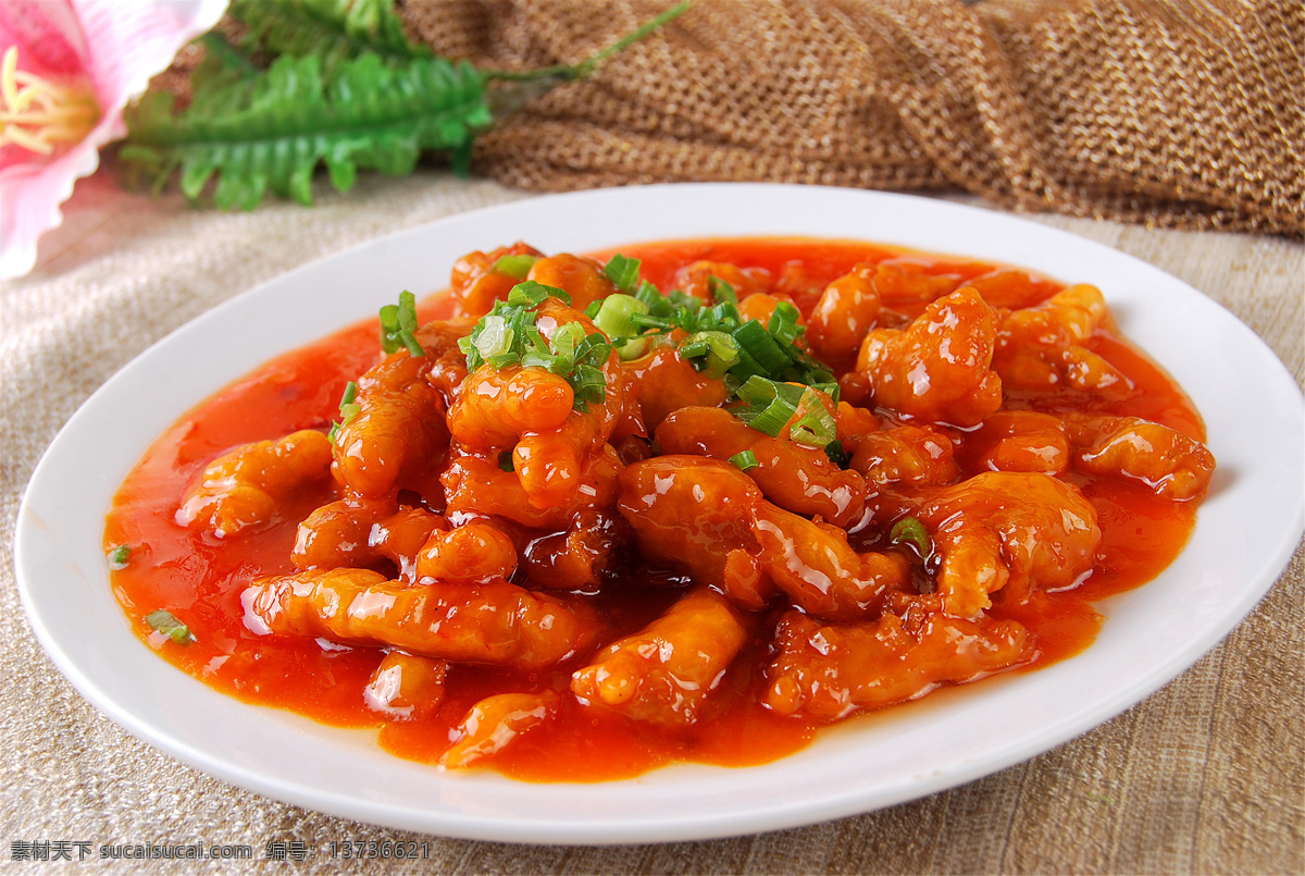 糖醋里脊 美食 传统美食 餐饮美食 高清菜谱用图