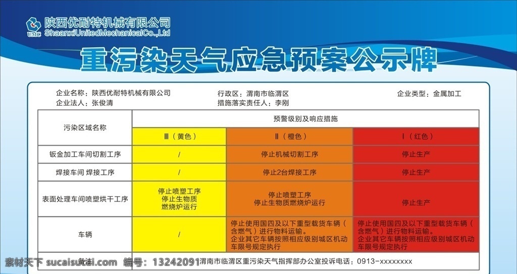 污染 天气 公示牌 天气预警 蓝色展板 天气污染 橙色预警 展板模板