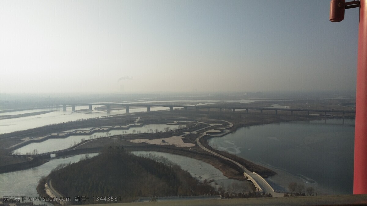 风景 视野开阔 旅游 黄河楼 长河落日 青铜峡 远眺 自然景观 自然风景