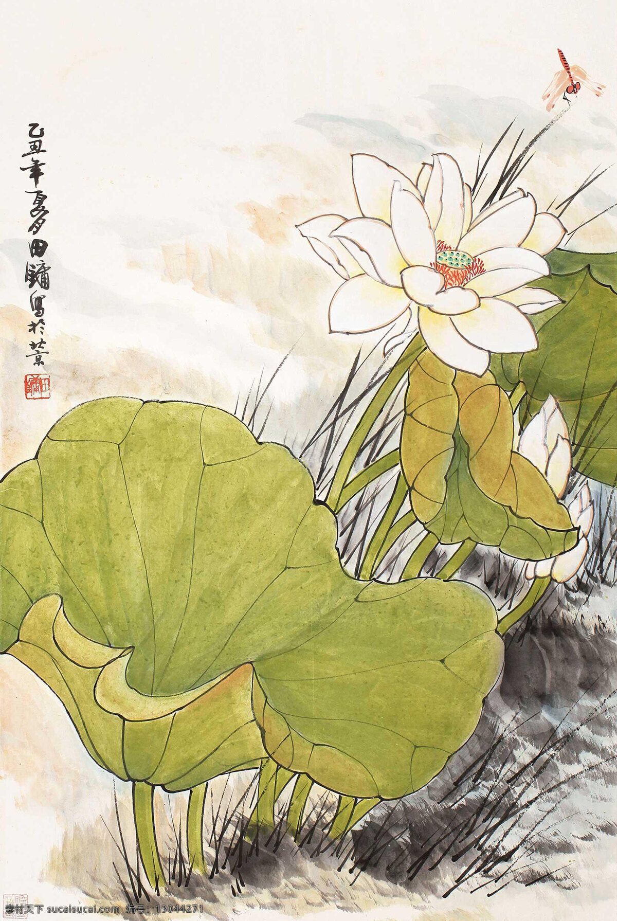 风景画 国画 国画荷花 荷花 荷叶 绘画 绘画书法 墨迹 设计素材 模板下载 中国画 书法 大师作品 写意写意国画 国画写意 水墨画 树木 植物 蜻蜓 文化艺术 装饰素材 山水风景画
