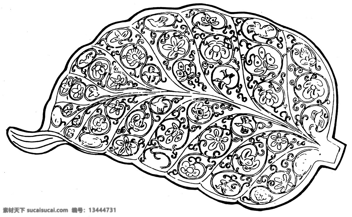 古代器物图案 隋唐五代图案 中国 传统 图案 设计素材 器物图案 装饰图案 书画美术 白色