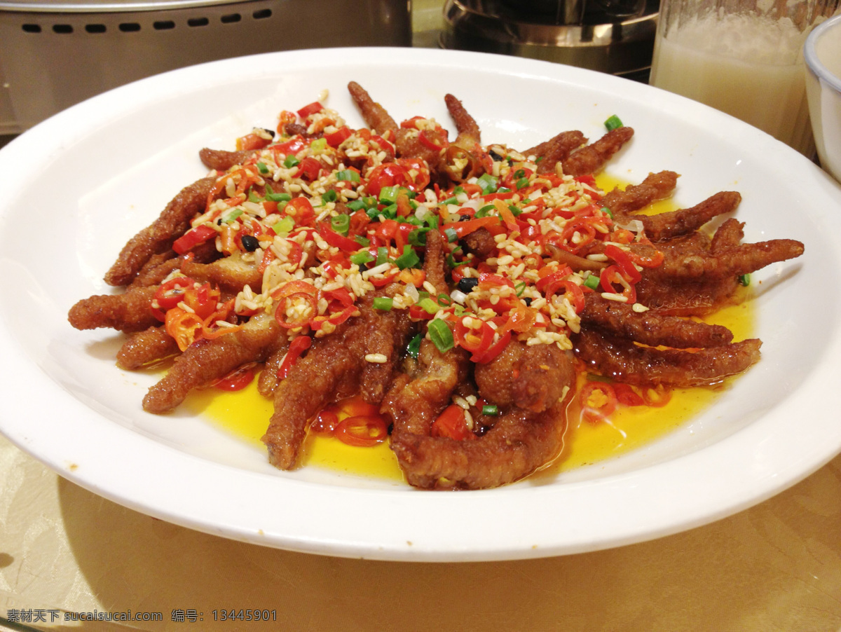 凤爪 鸡爪 鸡手 凤爪类 剁椒鸡爪 菜 餐饮美食 传统美食 美食摄影