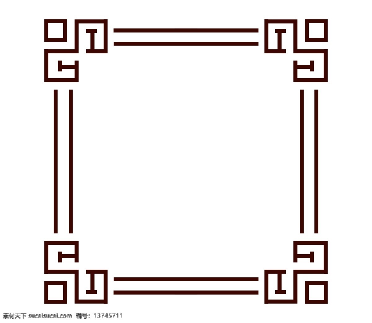中国 风 立体 边框 插画 中国风 花纹 装饰边框