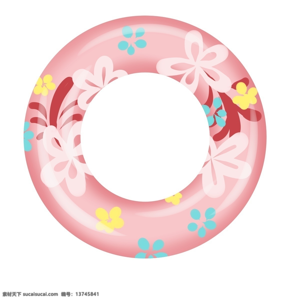 卡通 多彩 花朵 泳 圈 泳圈