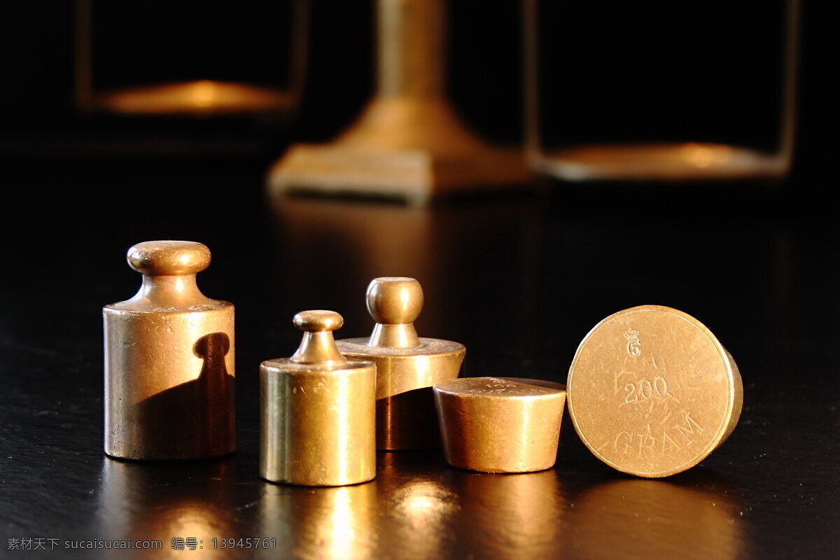 铜制 砝码 高清 黄铜 铜制品 金属 材质