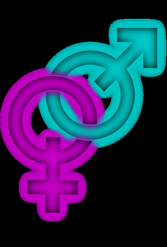 男士女人 女性 女人 男士 相通的 男性 符号 svg 黑色