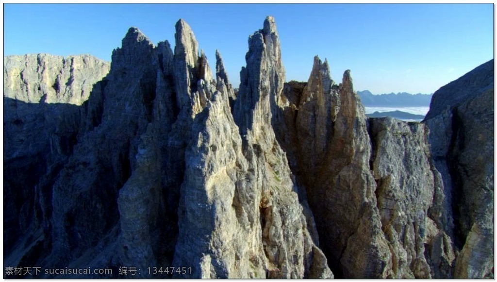 山脉 动态 视频 岩石 棕色 山景 视频素材 动态视频素材