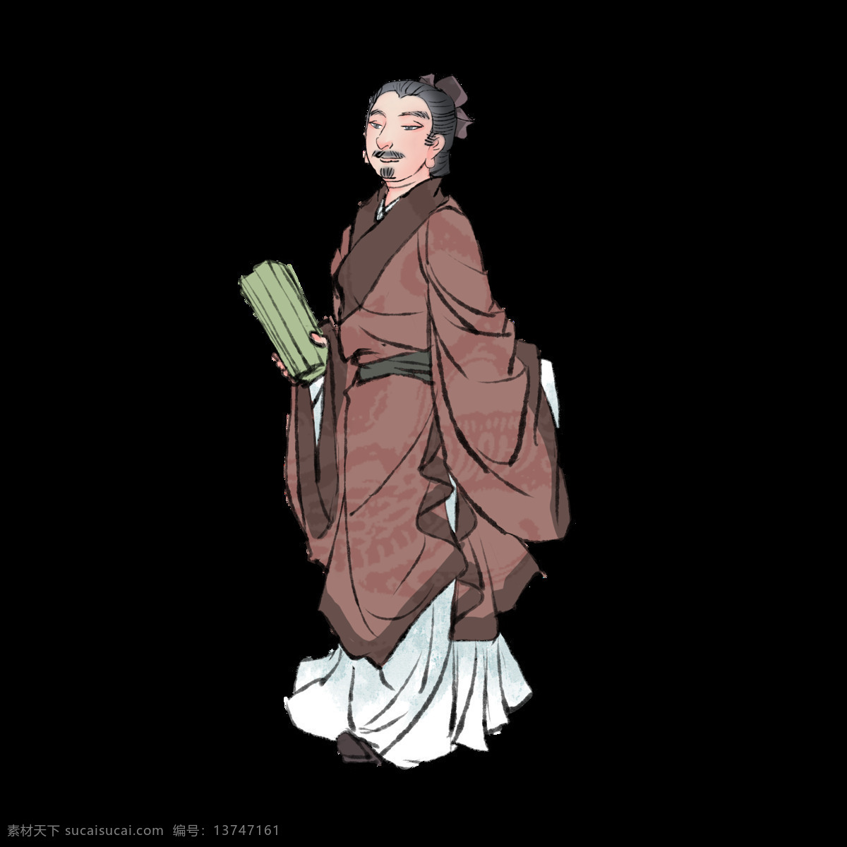 国学人物插画 古代历史名人 古代名医名士 古代诗人 免扣素材 人物图库