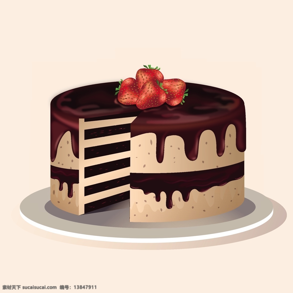 手绘蛋糕 生日蛋糕 爱心蛋糕 蛋糕diy 手绘 甜点 蛋糕 食品 西式蛋糕 烘培蛋糕 卡通蛋糕 糕点 矢量插画 生活百科 餐饮美食