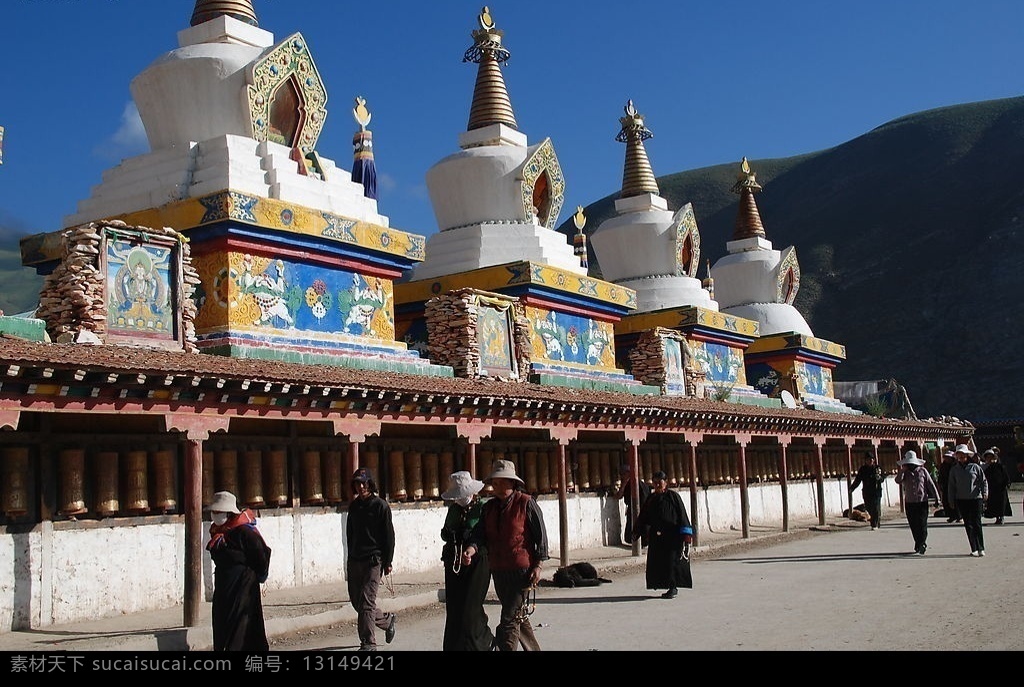 藏族 寺庙 旅游摄影 国内旅游 摄影图库