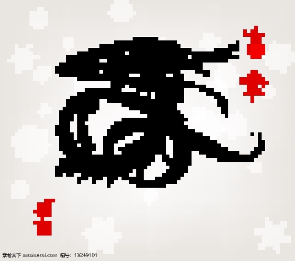 龙形 图纹 矢量 毛笔字 图形 中国画 中国龙 矢量图 其他矢量图