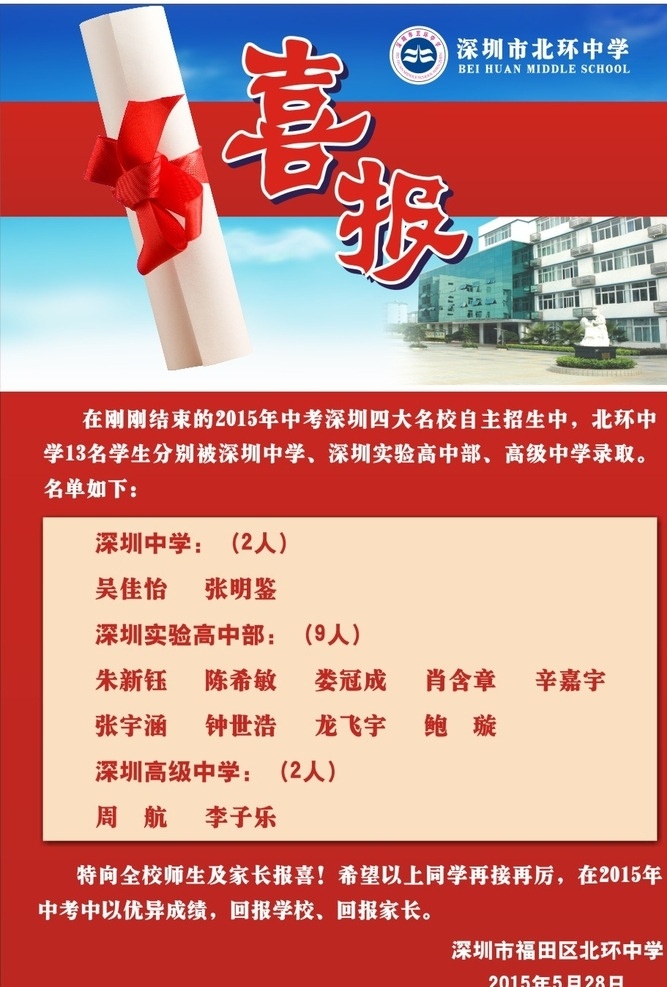 喜报展板 学校喜报展板 学校光荣榜 喜报喜讯设计 展板 文化艺术 传统文化