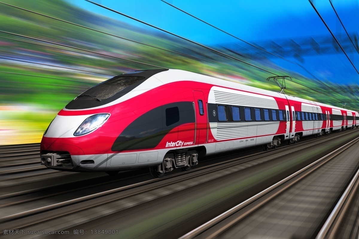 高速列车 动车 子弹头 火车 轨道 交通工具 轻轨 地铁 轨道交通 模型 商务列车 和谐号 直达 现代科技