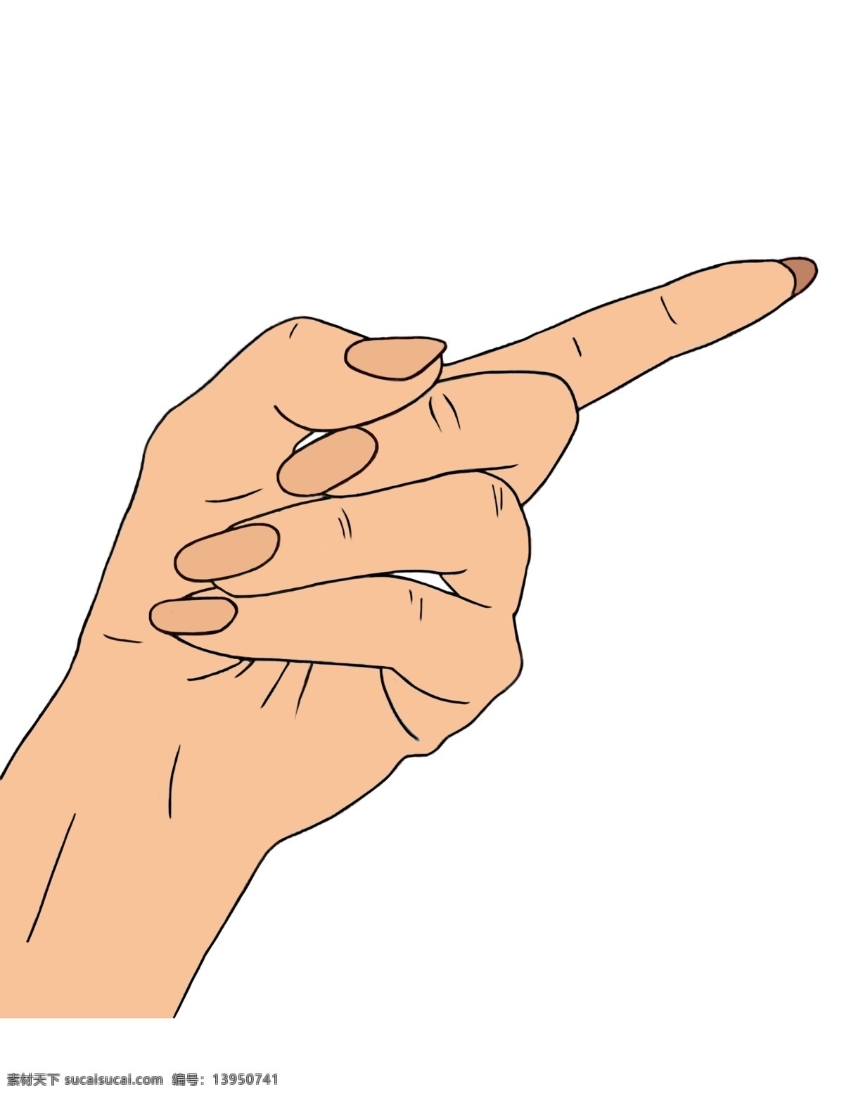 食指 指向 卡通 插画 食指指向 卡通手势插画 手势 创意手势插画 写实手势 手指动作插画 指向手势