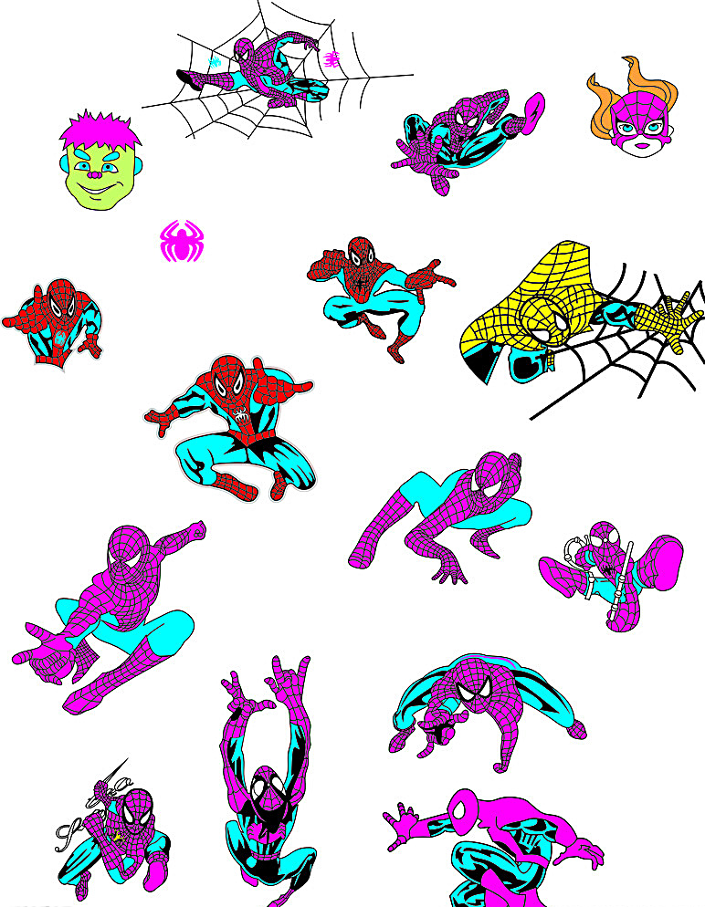 蜘蛛侠 矢量图 卡通 印刷 人物 标志图标 其他图标 白色