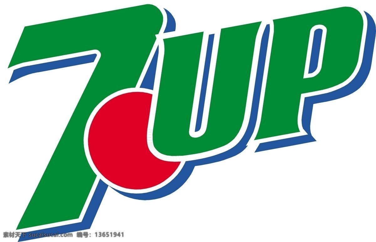 七喜 logo3 红色