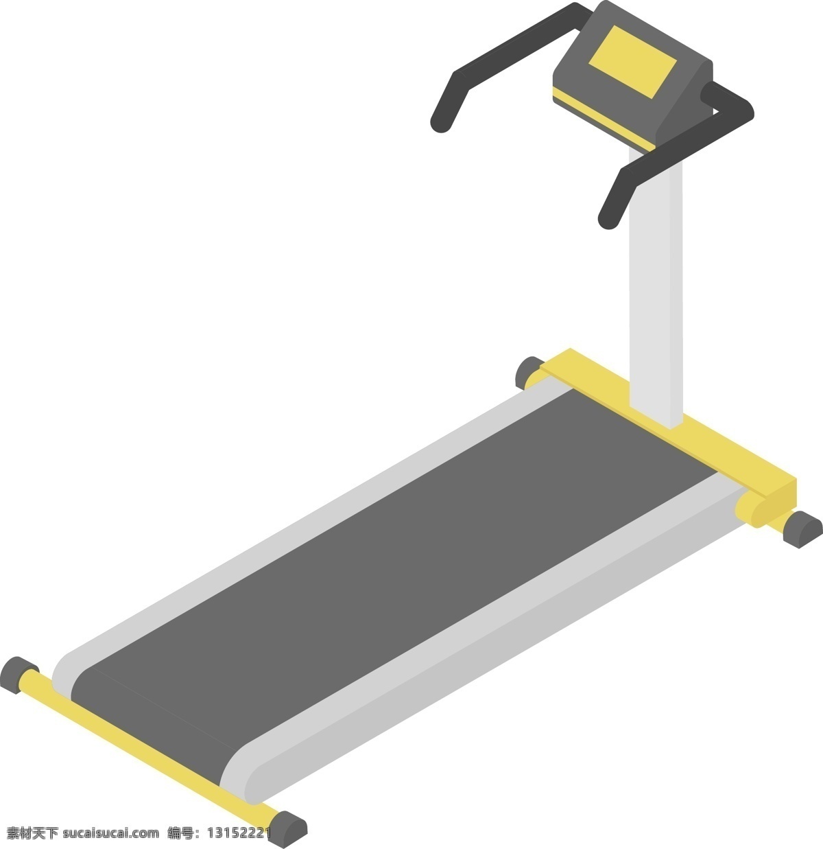 矢量 卡通 跑步机 免 扣 立体2.5d 运动器材 健身器材 运动健身 简约 图标 插画 卡通矢量图