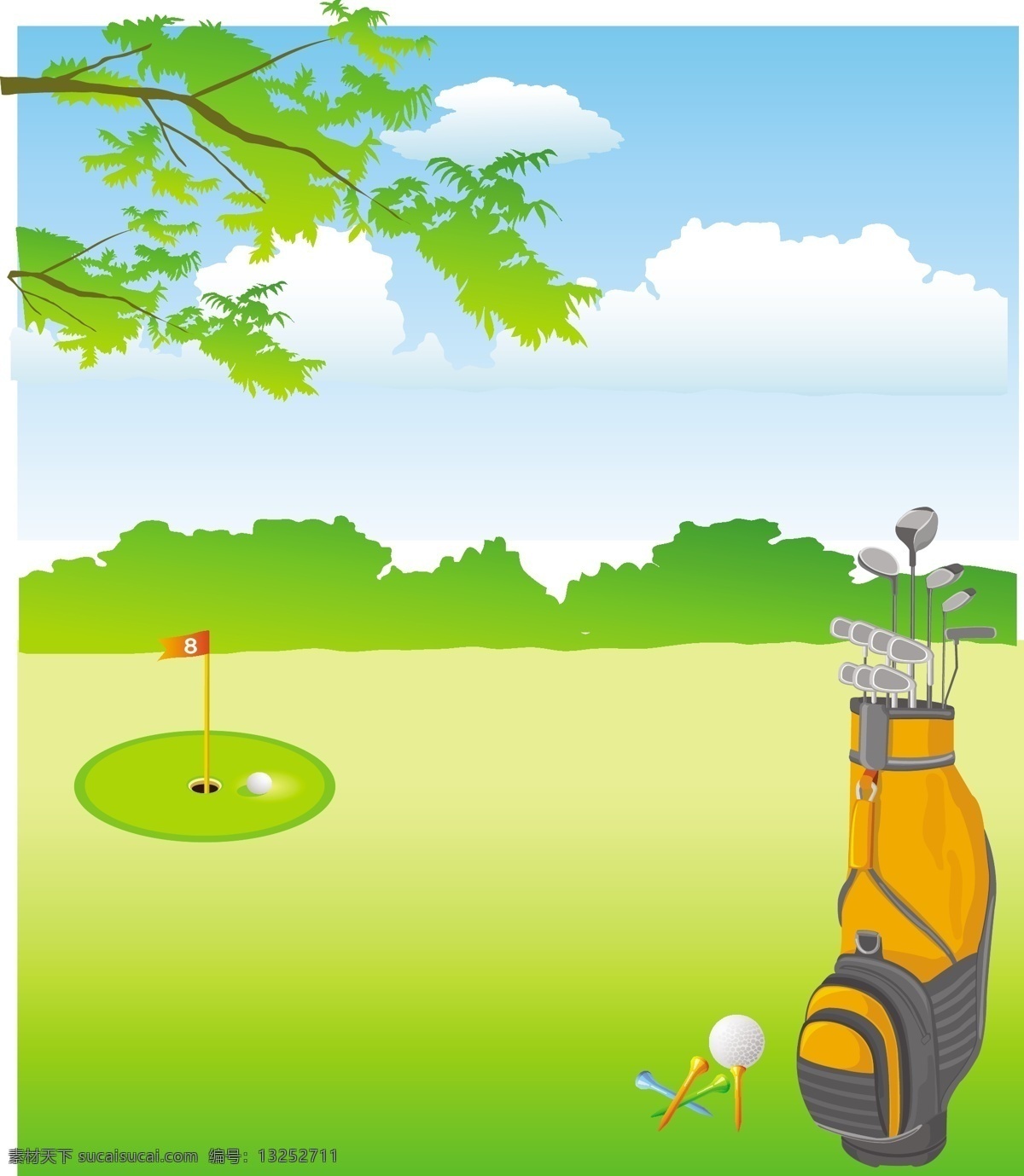 高尔夫向量 高尔夫球 矢量艺术 矢量 免费 向量 剪贴 画 高尔夫 俱乐部 插画 剪影 标志 自由 球杆 座 国旗 矢量图 其他矢量图