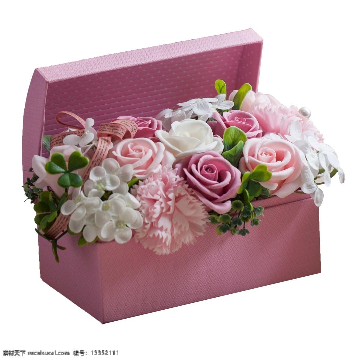 实拍 节日 礼物 粉色 花盒 粉色花朵 花朵 花卉 礼品 礼物花 礼品粉色花 节日礼物