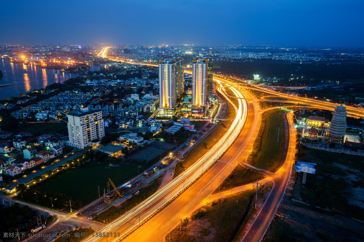 美丽 公路 风景 城市夜景 公路风景 马路风景 美丽城市风景 城市景色 城市美景 城市风光 环境家居