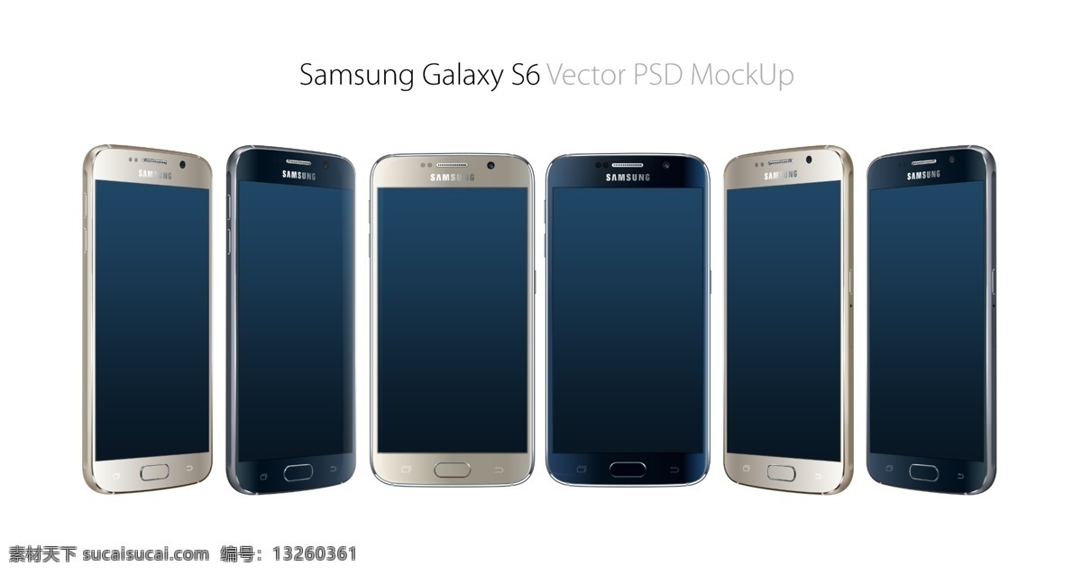 三星 s6 iphone samsung 模板 三星手机 手机 手机模型 手机展示 galaxy 原型 手机效果 psd源文件