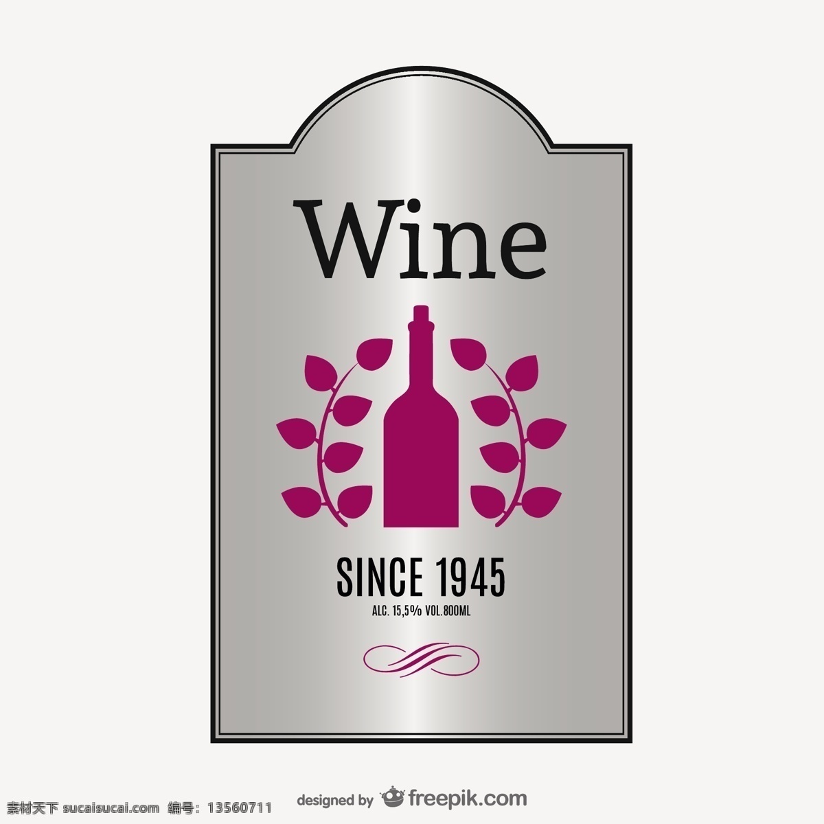 葡萄酒 优雅 标签 标志 徽章 邮票 模板 贴纸 剪影 瓶 酒瓶 酒标 编辑 logo模板 白色