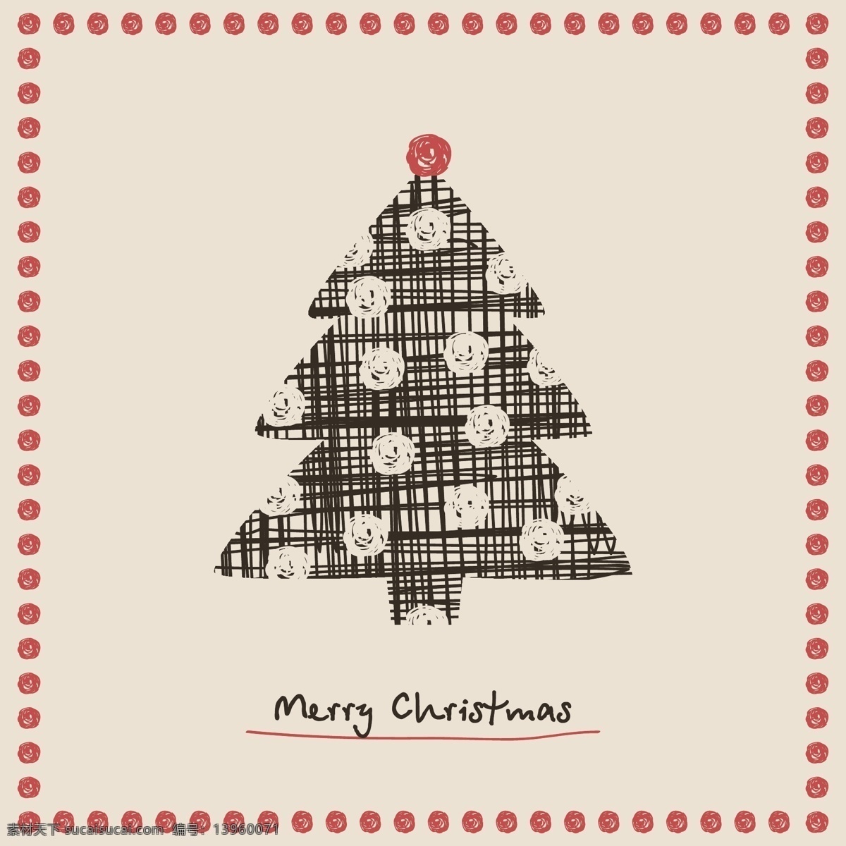 圣诞树 贺卡 card christmas 矢量素材 tree 节日素材 其他节日