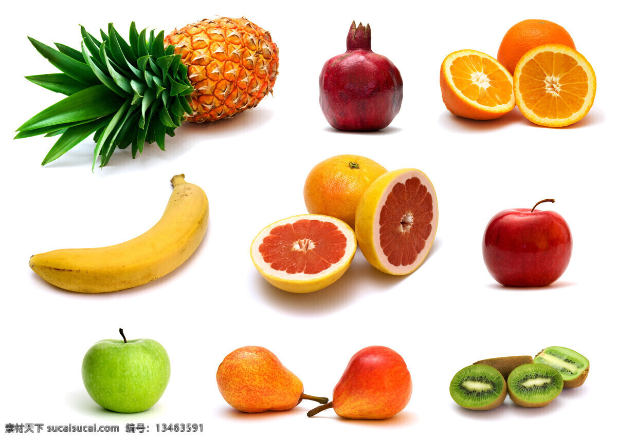 水果 新鲜水果 香 焦 橙子 苹果 桔子 psd源文件