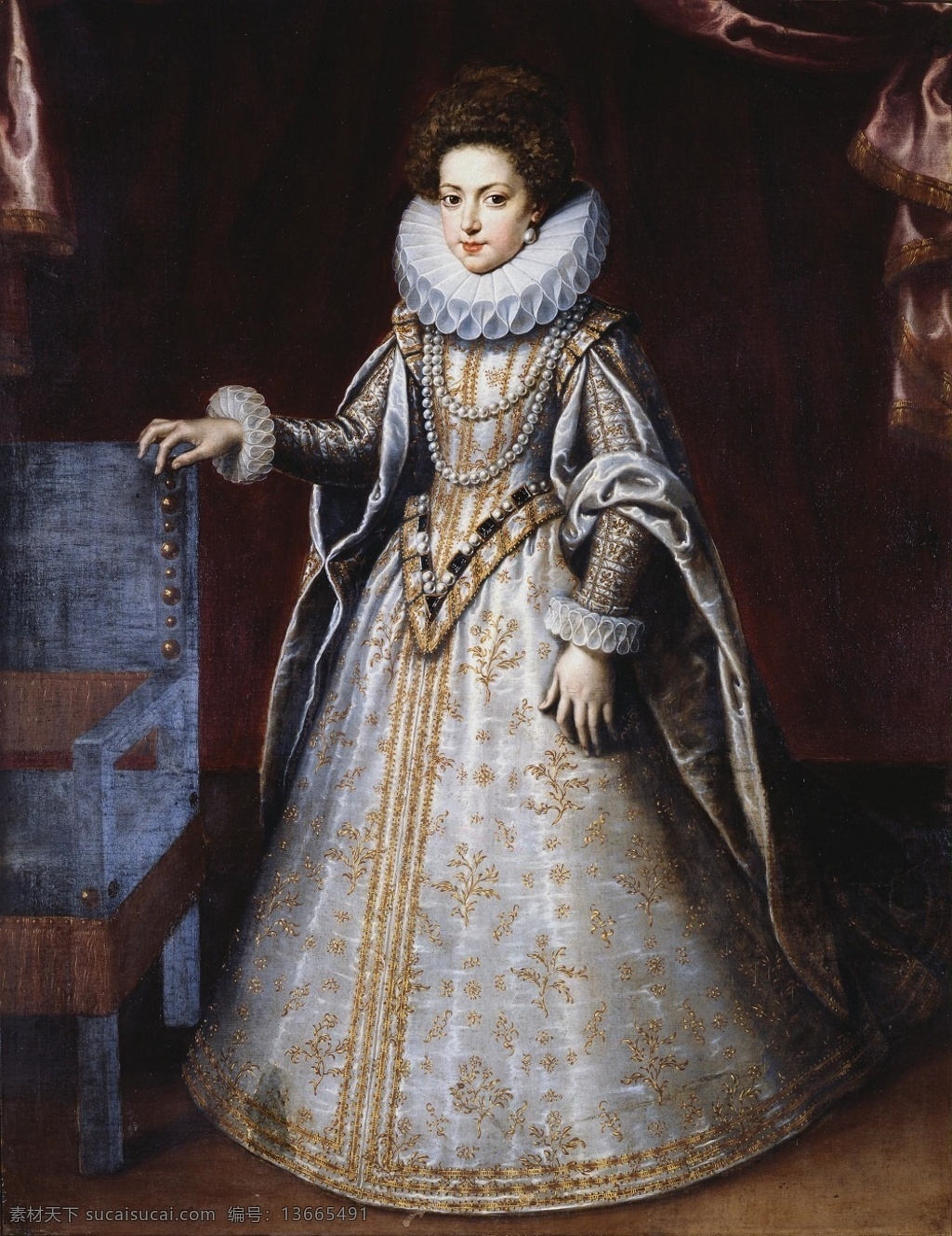 绘画书法 文化艺术 油画 法兰西 亨利 埃塔 玛丽 娅 公主 彼得保罗 鲁本斯 作品 亨利四世幼女 路易十三之妹 威尔士 亲王 查理 未婚妻 法国公主 英国王后 巴洛克 时代 装饰素材