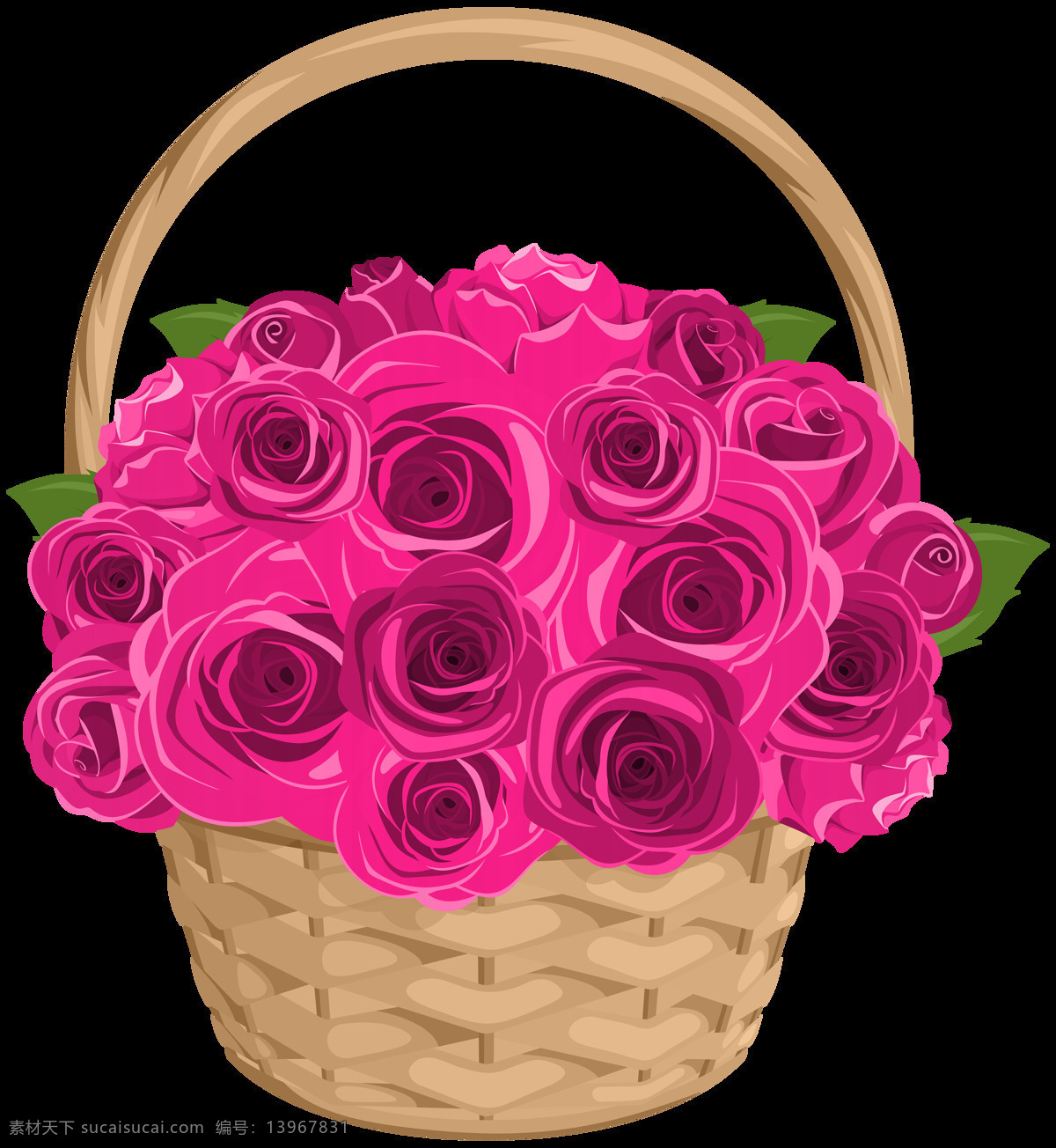 美丽 清新 彩色 玫瑰花 装饰 元素 花束 红色玫瑰花 装饰元素 捧花 蝴蝶结