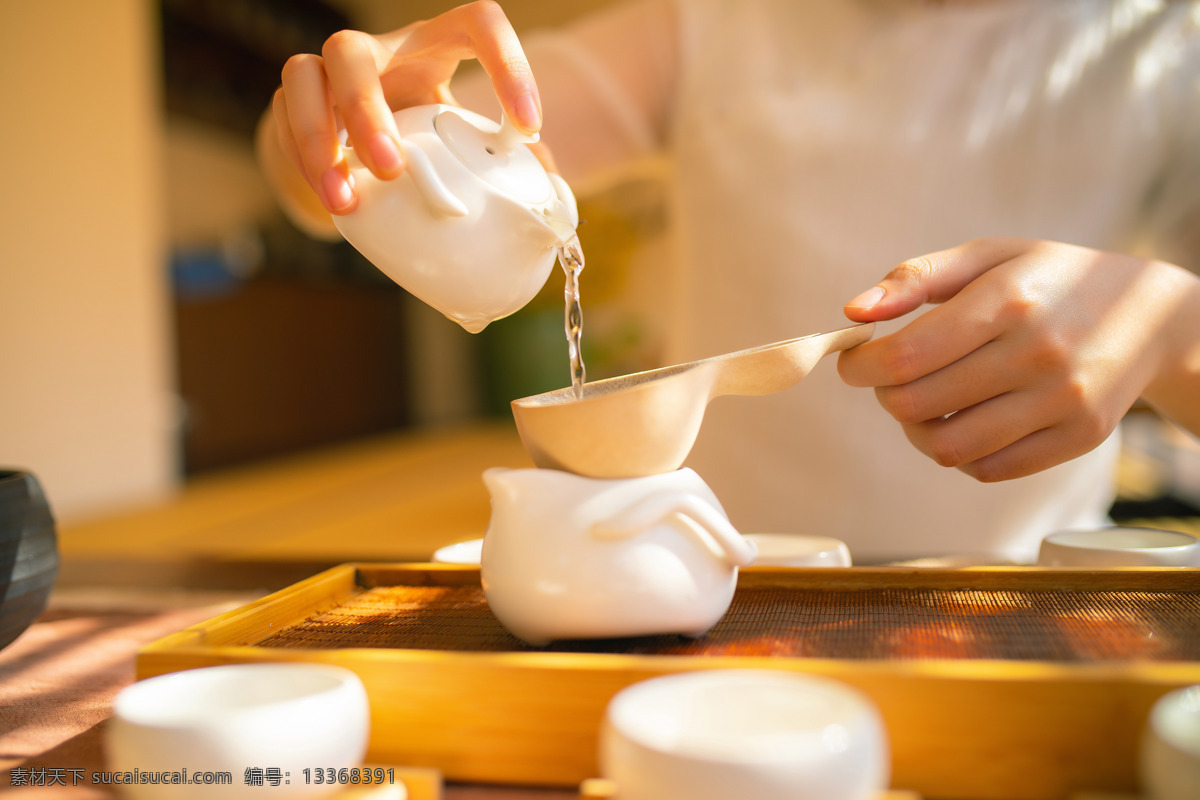 泡茶 品茶 倒茶 茶 喝茶 餐饮美食 饮料酒水