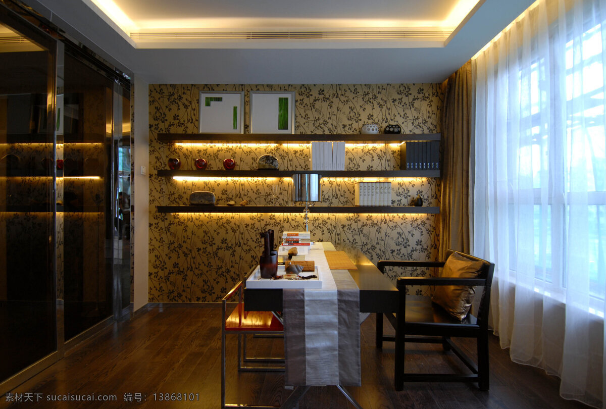 现代 中式 餐厅 餐厅设计 现代中式风格 家居装饰素材 室内设计