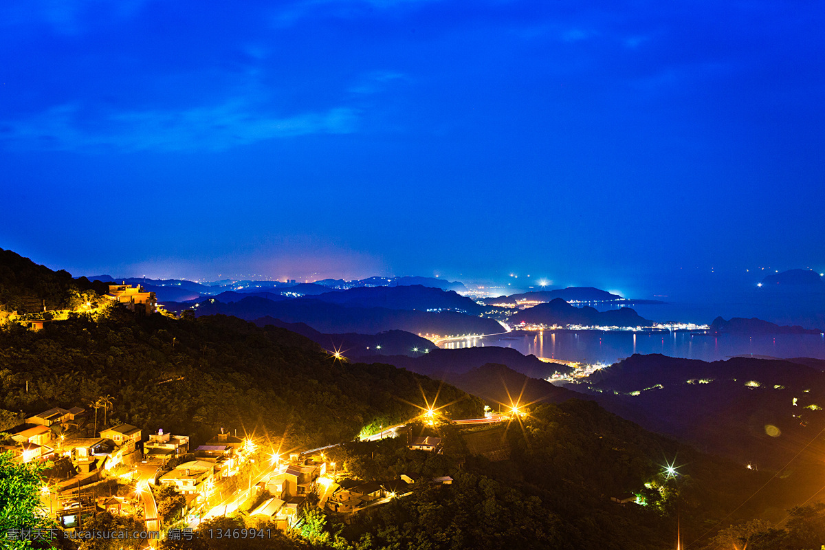 台湾 九份 山城 夜景 风景 旅游摄影 国内旅游