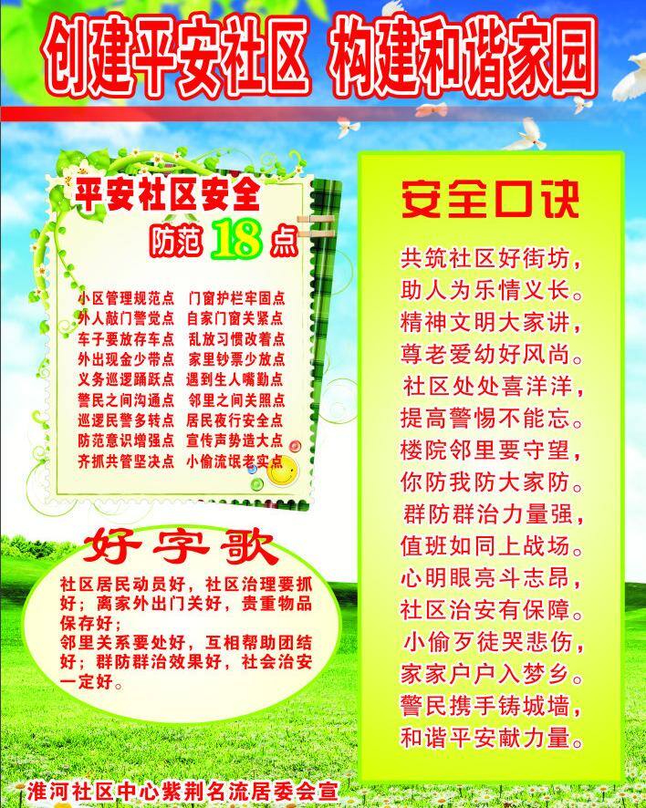 宣传 和谐社区 托成缜 展板 其他展板设计