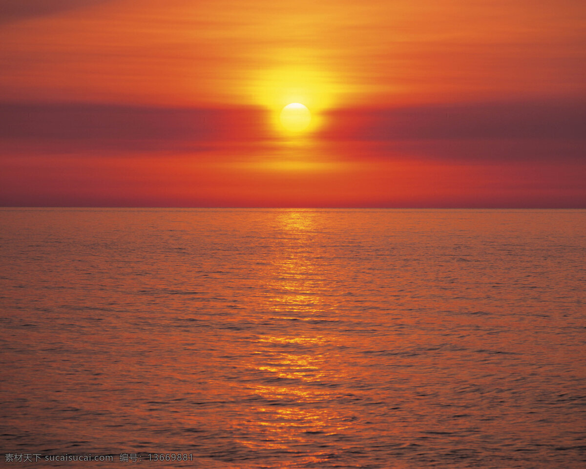 日出 海上日出 大海 夕阳 彩云 旅游摄影 自然风景 摄影图库