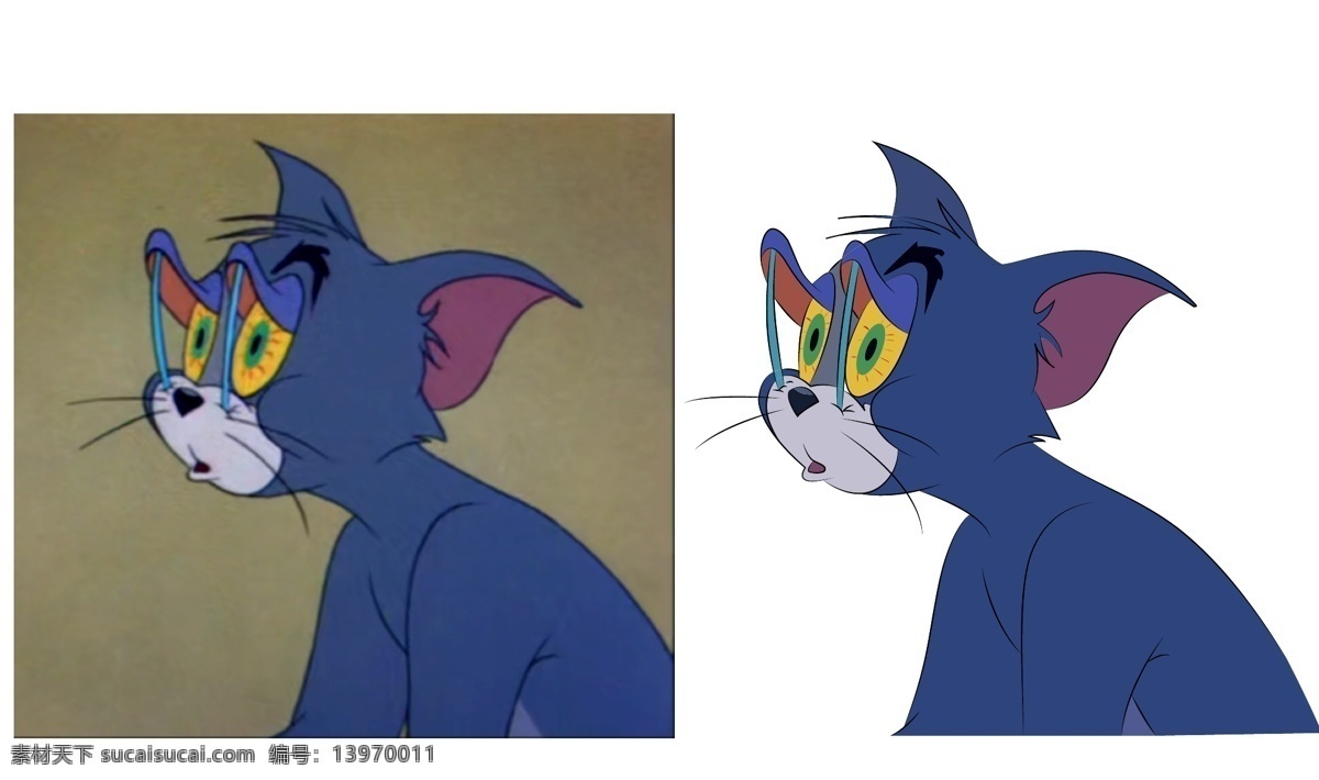 猫和老鼠 汤姆 汤姆猫 猫 困了 动漫动画 动漫人物
