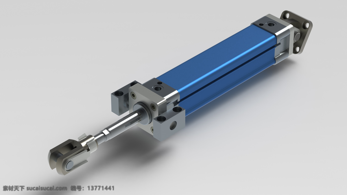 airtec 气缸 工业设计 机械设计 能源和电力 3d模型素材 其他3d模型