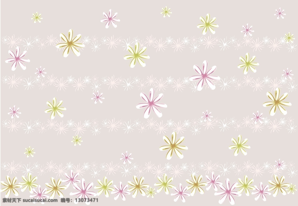 卡通 花卉 花纹 背景 图案 花纹背景 花纹图案 花纹设计