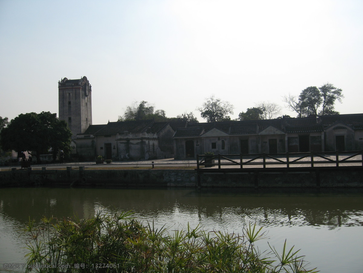 岭南建筑 古村落 岭南古村落 碉楼 广东碉楼 广东民居 园林建筑 建筑园林 白色