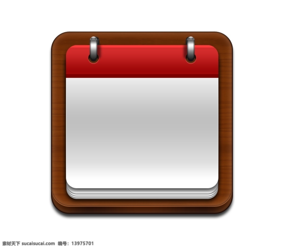 日历 icon psd源文件
