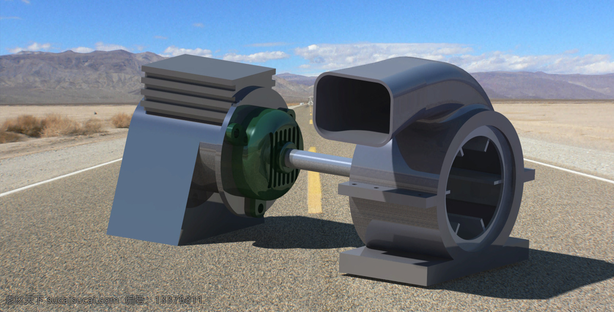 风机 组件 工业设计 机械设计 汽车 3d模型素材 其他3d模型